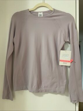 Athleta Power Up Girl Long Sleeve NWT Size 12